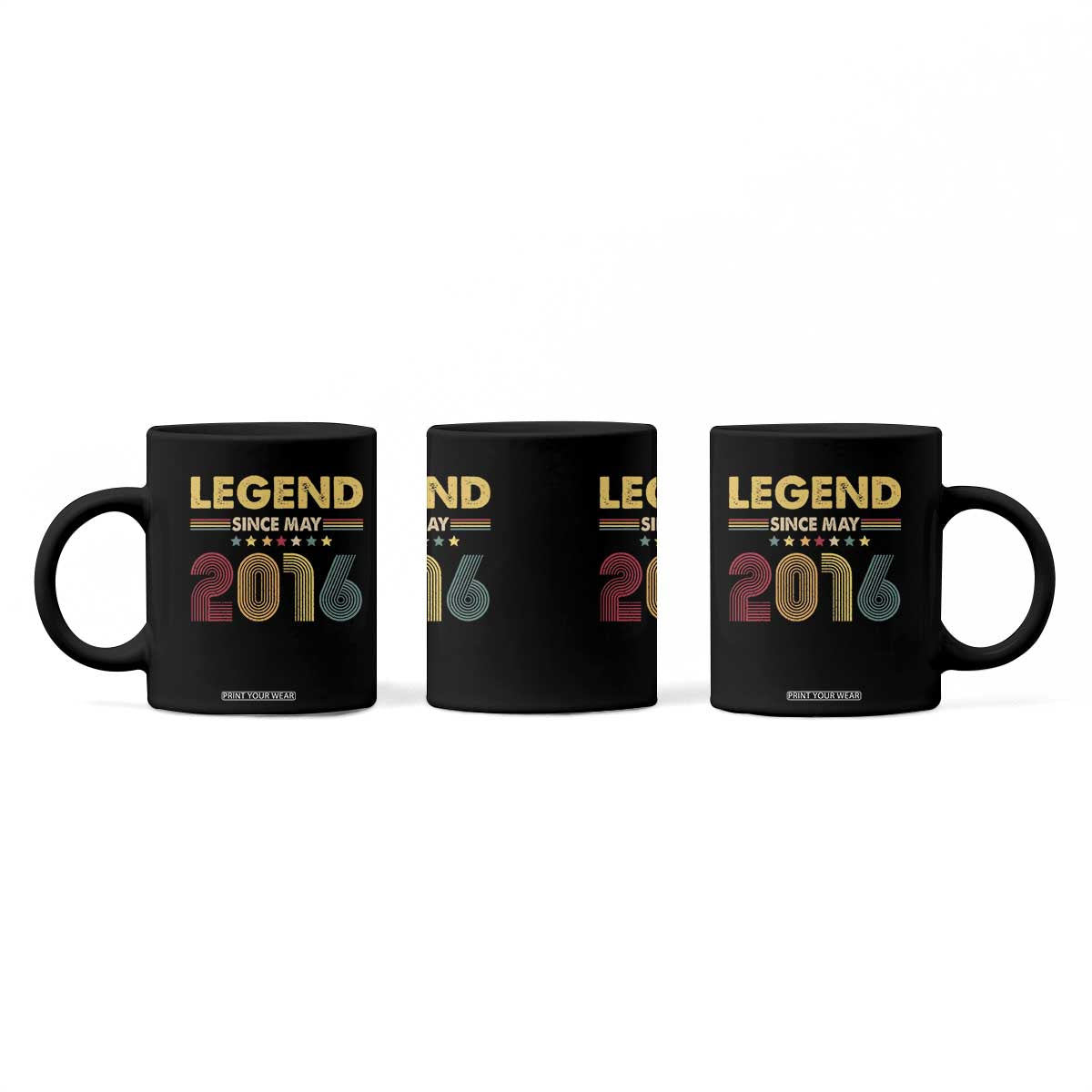 May 10th Birthday Coffee Mug Legends Since May 2016 Retro Bday TS11 Print Your Wear