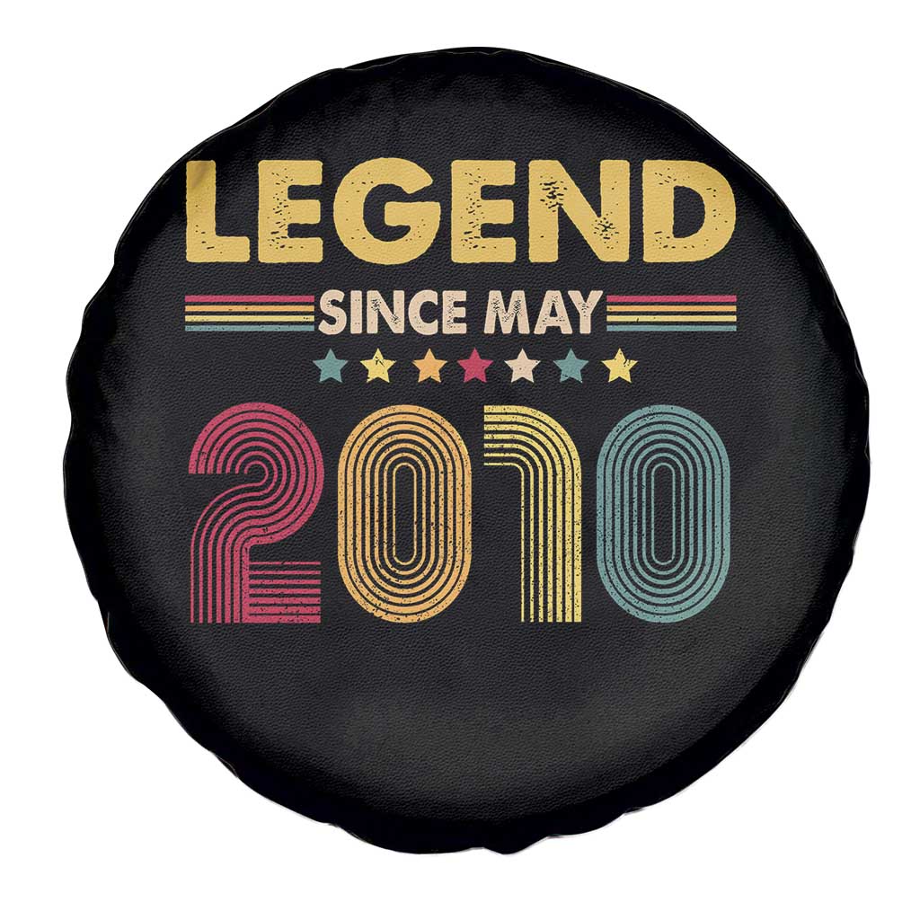 May 16th Birthday Spare Tire Cover Legends Since May 2010 Retro Bday TS11 Print Your Wear