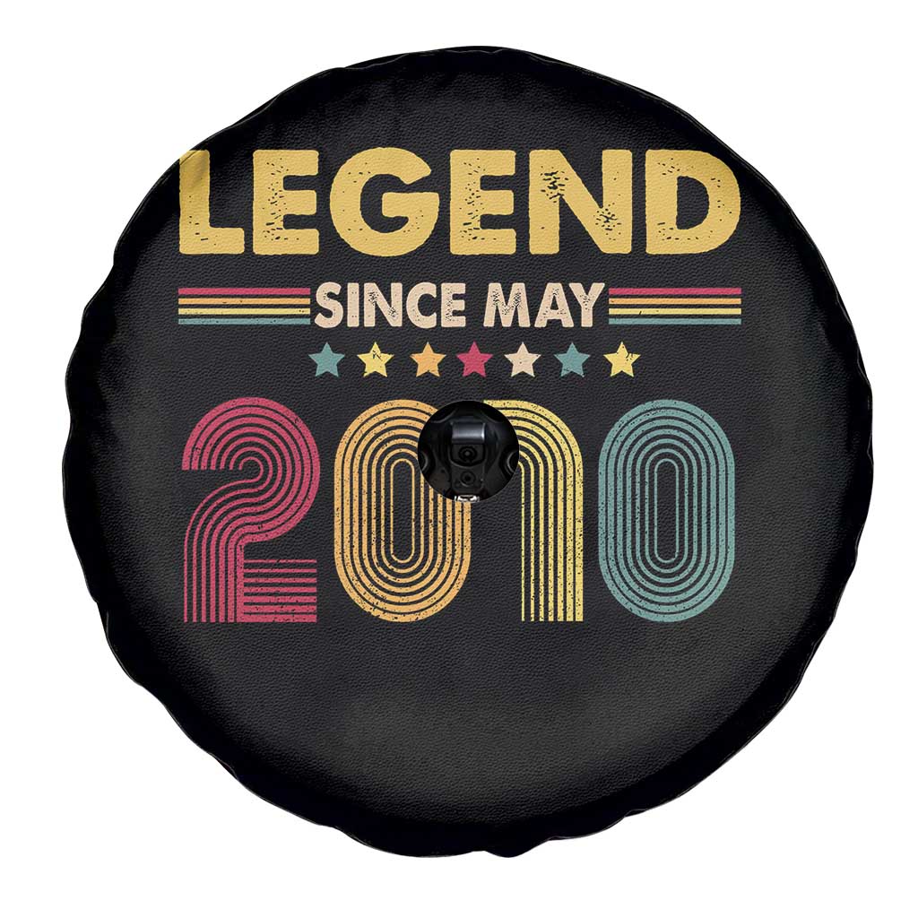 May 16th Birthday Spare Tire Cover Legends Since May 2010 Retro Bday TS11 Print Your Wear