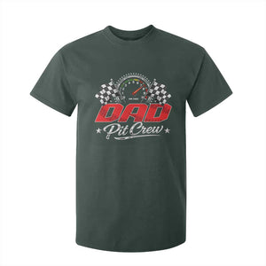Dad Pit Crew T Shirt For Kid Racing Family Matching Father's Day TS11 Dark Forest Green Print Your Wear
