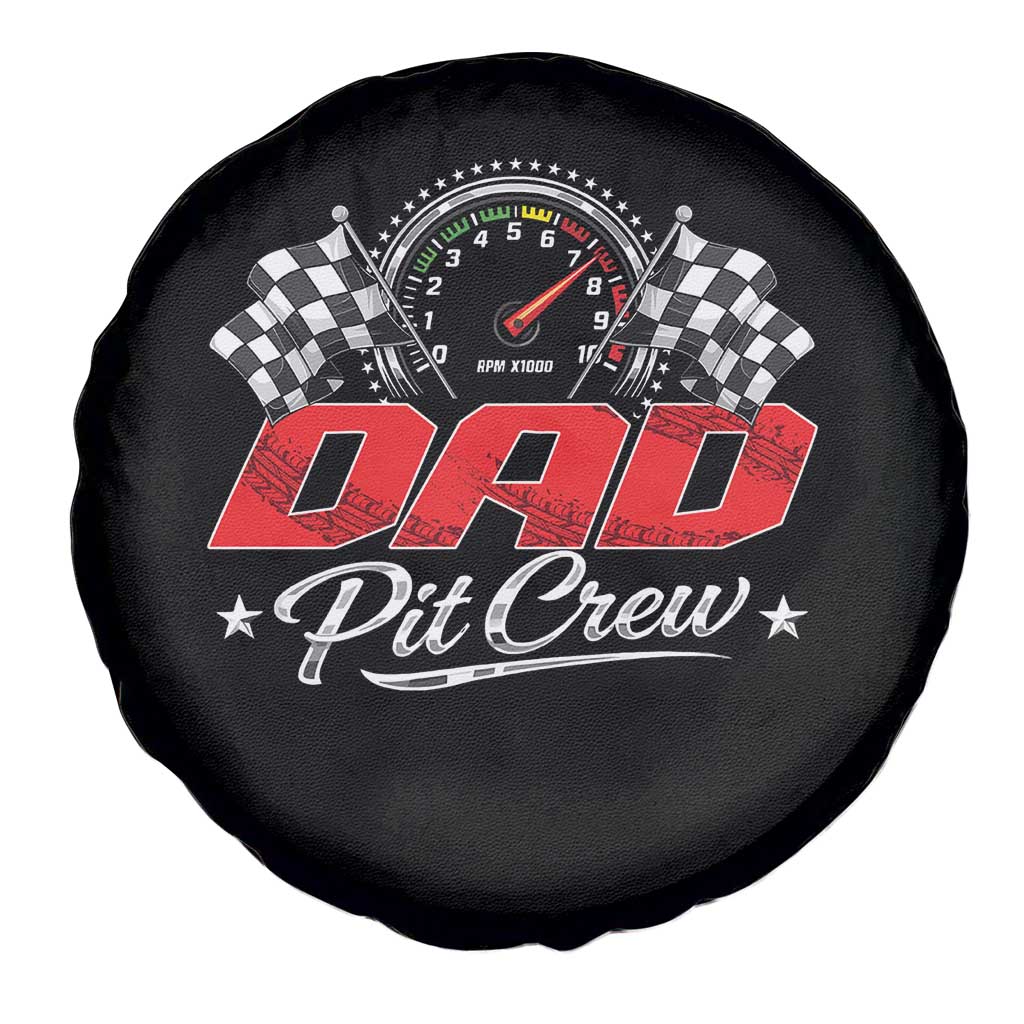 Dad Pit Crew Spare Tire Cover Racing Family Matching Father's Day TS11 Print Your Wear