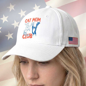 Cat Mom Club Baseball Cap Life is Better with Cats Mothers Day TS11 Print Your Wear