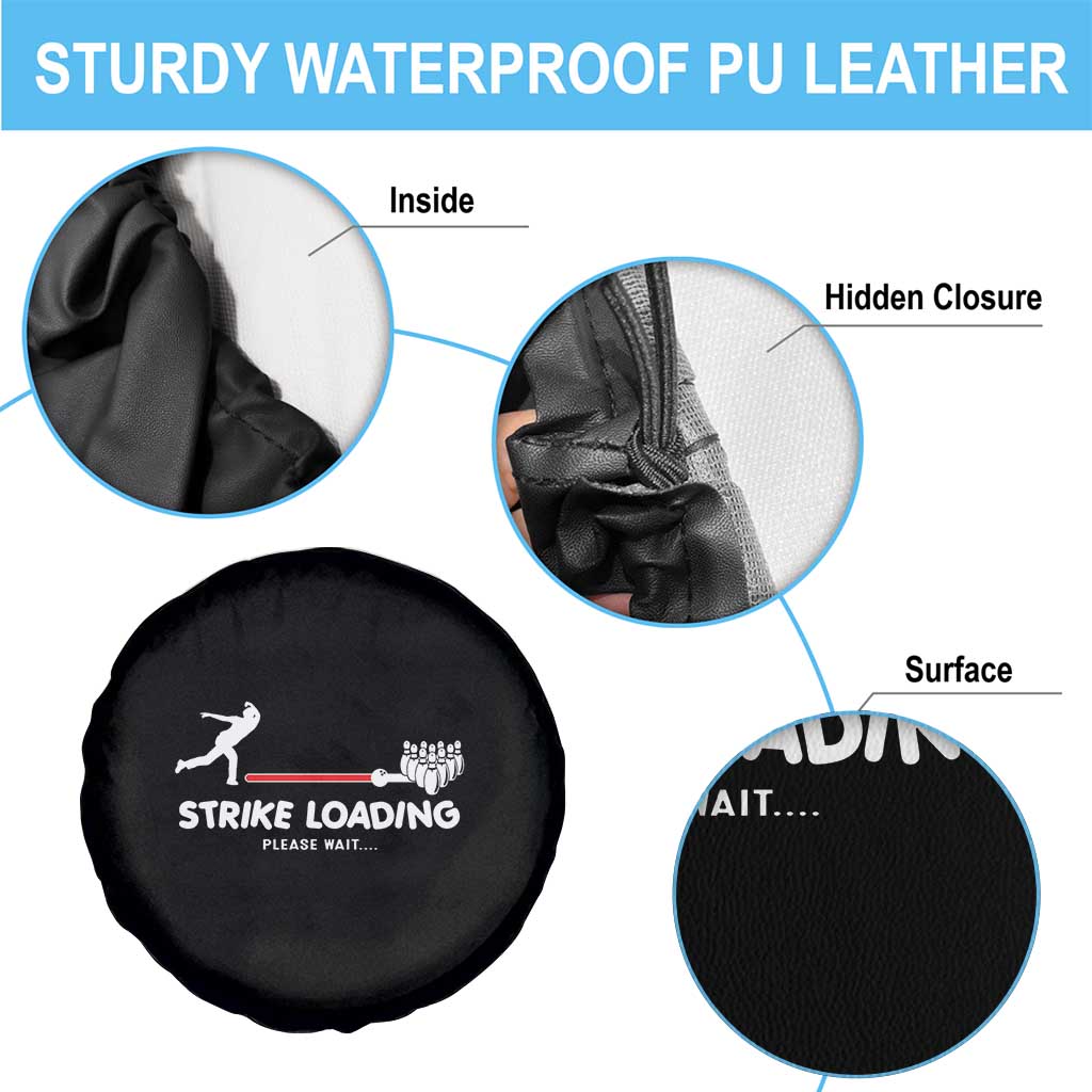 Funny Bowling Spare Tire Cover Strike Loading Please Wait Ball Pin TS11 Print Your Wear