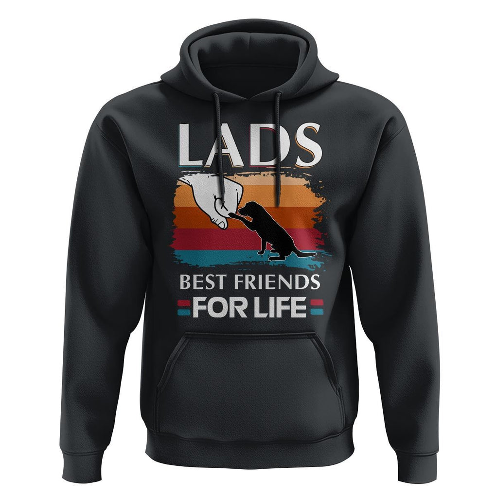 Labrador Lover Hoodie Lab Best Friends For Life Vintage Retro Pet Lover TS11 Black Print Your Wear