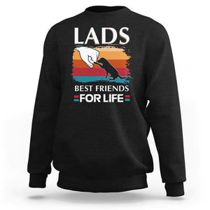 Labrador Lover Sweatshirt Lab Best Friends For Life Vintage Retro Pet Lover TS11 Black Print Your Wear