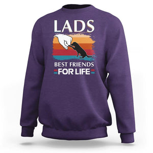 Labrador Lover Sweatshirt Lab Best Friends For Life Vintage Retro Pet Lover TS11 Purple Print Your Wear