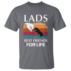 Labrador Lover T Shirt Lab Best Friends For Life Vintage Retro Pet Lover TS11 Charcoal Print Your Wear