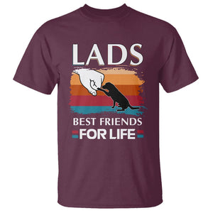 Labrador Lover T Shirt Lab Best Friends For Life Vintage Retro Pet Lover TS11 Maroon Print Your Wear