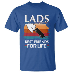 Labrador Lover T Shirt Lab Best Friends For Life Vintage Retro Pet Lover TS11 Royal Blue Print Your Wear