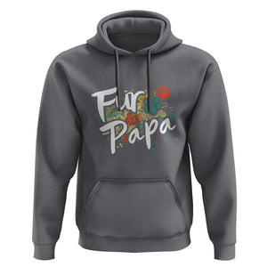 Fur Papa Hoodie Pet Lover Dog Dad Father's Day TS11 Charcoal Print Your Wear