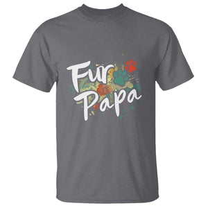 Fur Papa T Shirt Pet Lover Dog Dad Father's Day TS11 Charcoal Print Your Wear