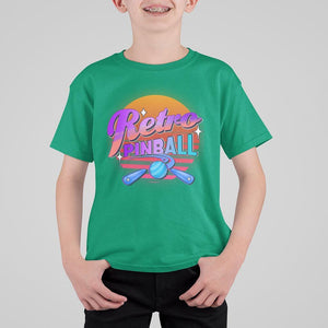 Retro Pinball T Shirt For Kid Machine Vintage Arcade Flippers Game TS11 Irish Green Print Your Wear