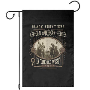 African American Cowboy Garden Flag Black Frontiers African American Heroes In The Old West TS11 Black Print Your Wear