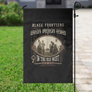 African American Cowboy Garden Flag Black Frontiers African American Heroes In The Old West TS11 Print Your Wear