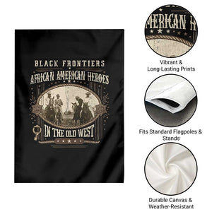 African American Cowboy Garden Flag Black Frontiers African American Heroes In The Old West TS11 Print Your Wear