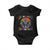 Funny Gay By Chance Alpha By Choice Baby Onesie Wolf Alpha LGBTQ TS11 Black Print Your Wear