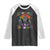 Funny Gay By Chance Alpha By Choice Raglan Shirt Wolf Alpha LGBTQ TS11 Black White Print Your Wear