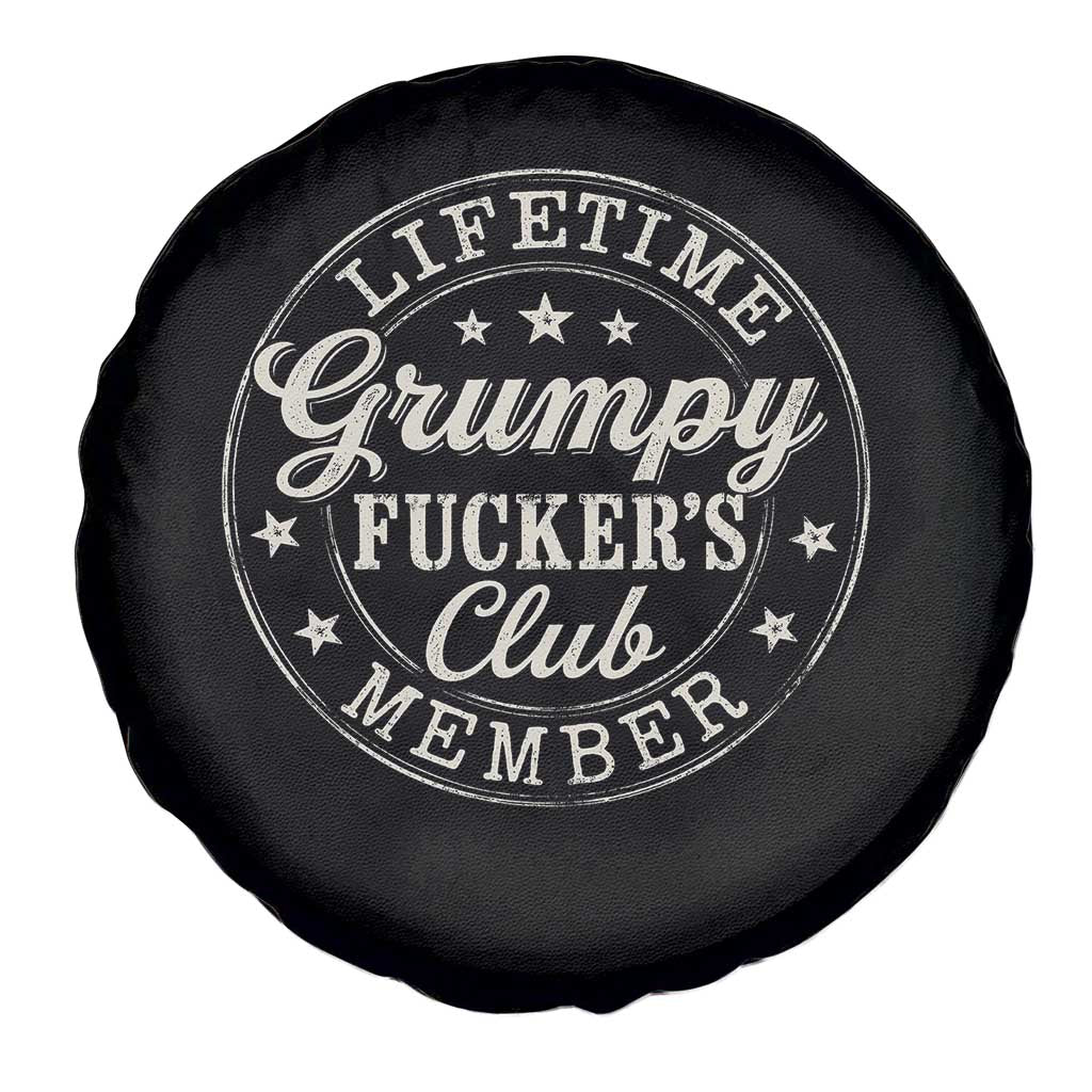 Grumpy Fucker's Club Lifetime Member Spare Tire Cover TS11 Print Your Wear