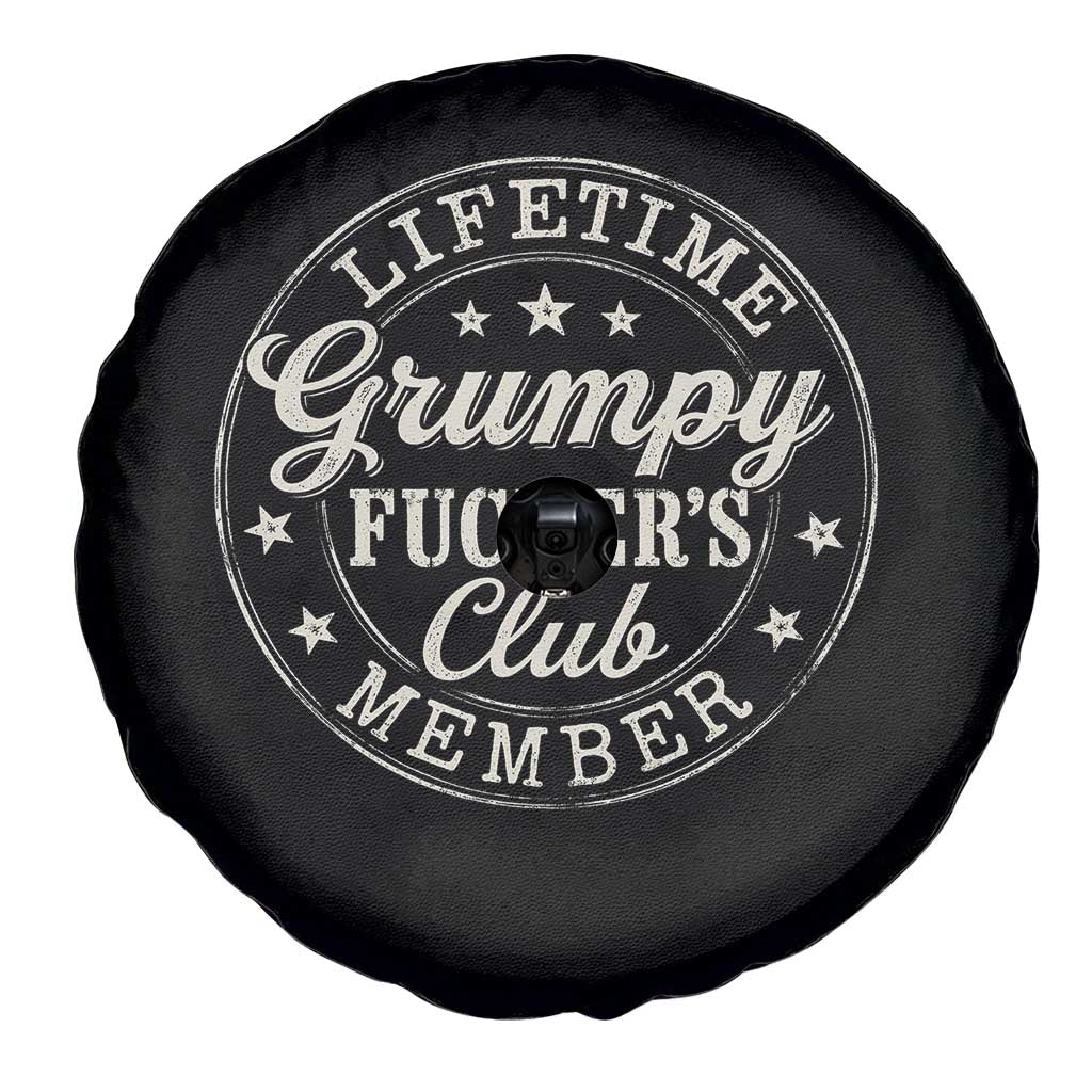 Grumpy Fucker's Club Lifetime Member Spare Tire Cover TS11 Print Your Wear