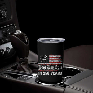 Dad USA 250th Anniversary Tumbler Cup Best Father Ever In 250 Years Vintage American Flag TS11 Print Your Wear