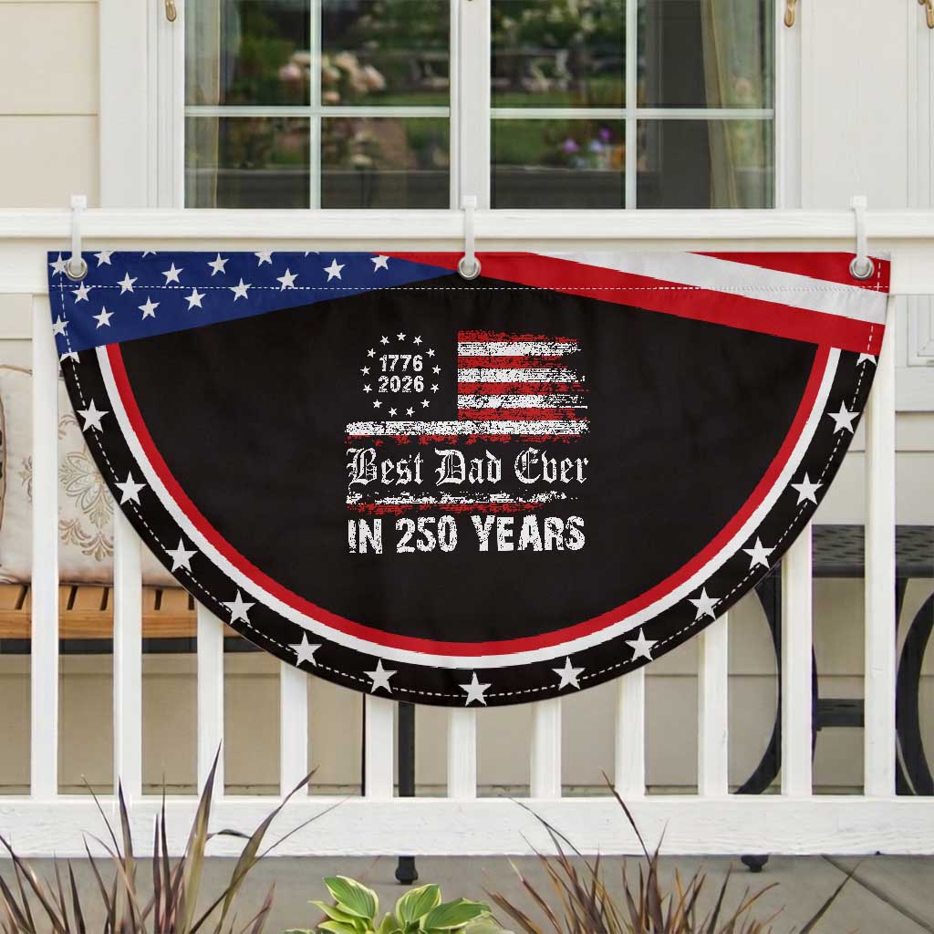 Dad USA 250th Anniversary Patriotic Fan Flag Best Father Ever In 250 Years Vintage American Flag TS11 2pcs pack Classic Black Print Your Wear