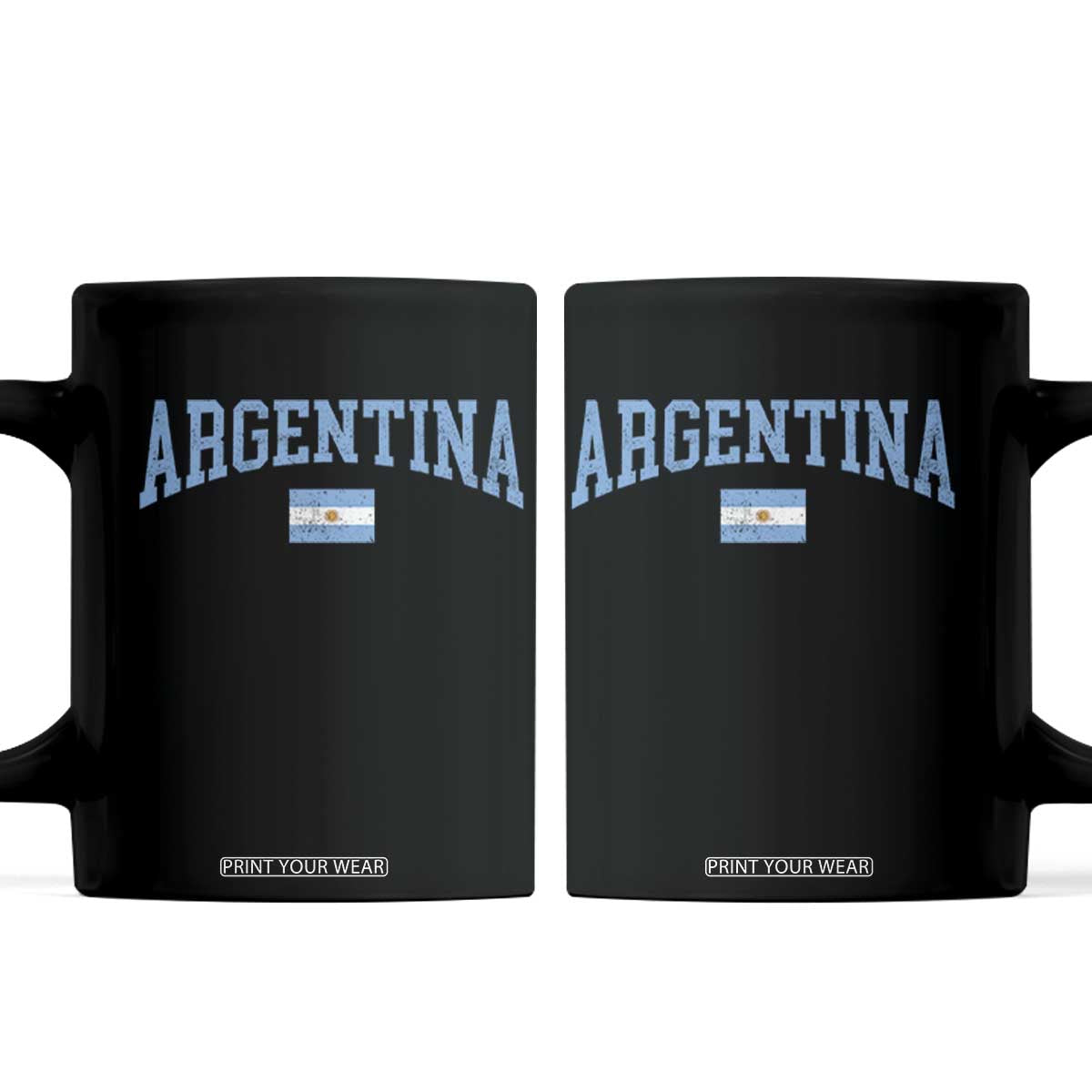 Argentina Sports Throwback Design Vintage Argentinian Flag Coffee Mug