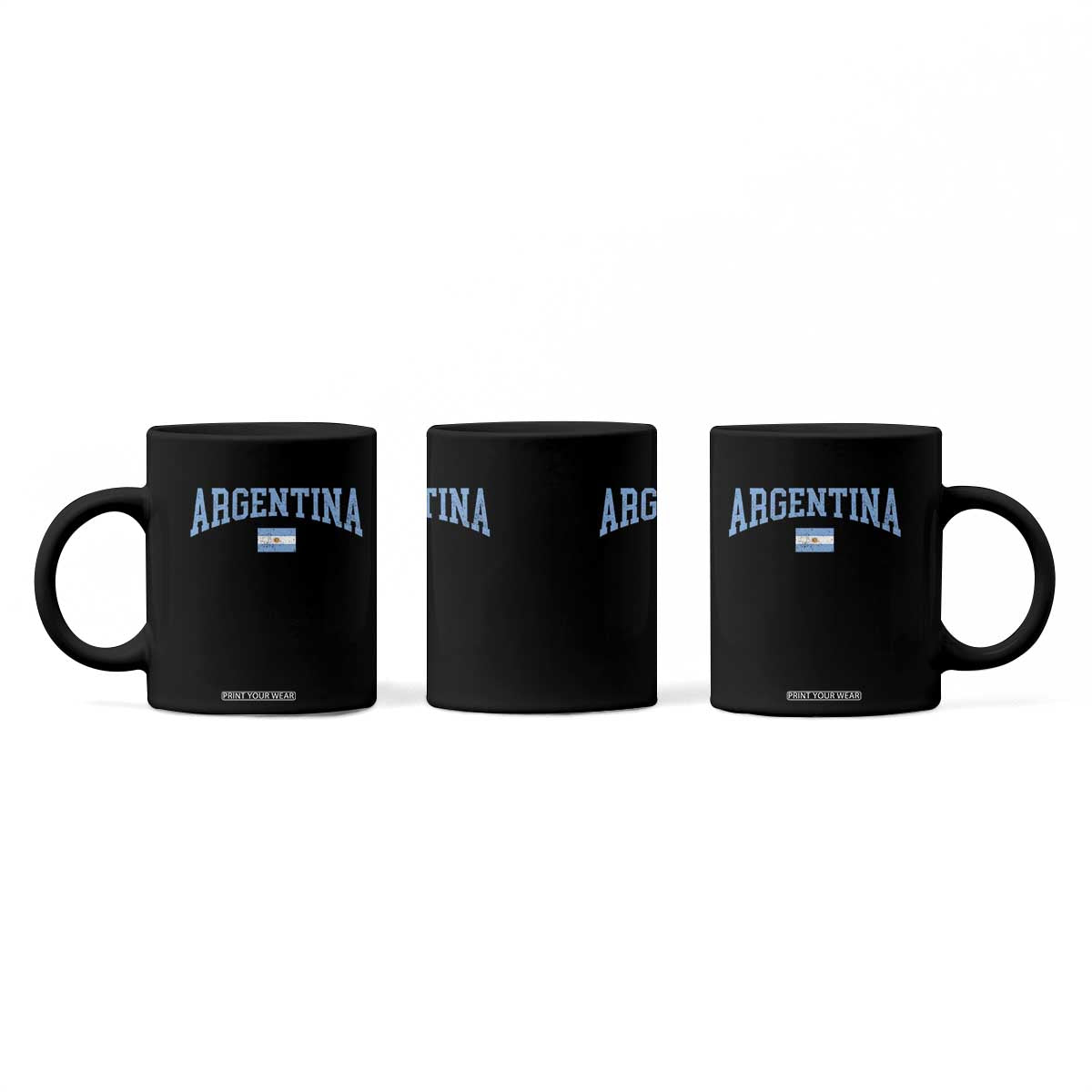 Argentina Sports Throwback Design Vintage Argentinian Flag Coffee Mug TS11 Print Your Wear