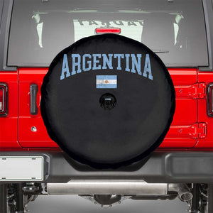 Argentina Sports Throwback Design Vintage Argentinian Flag Spare Tire Cover TS11 Black Print Your Wear
