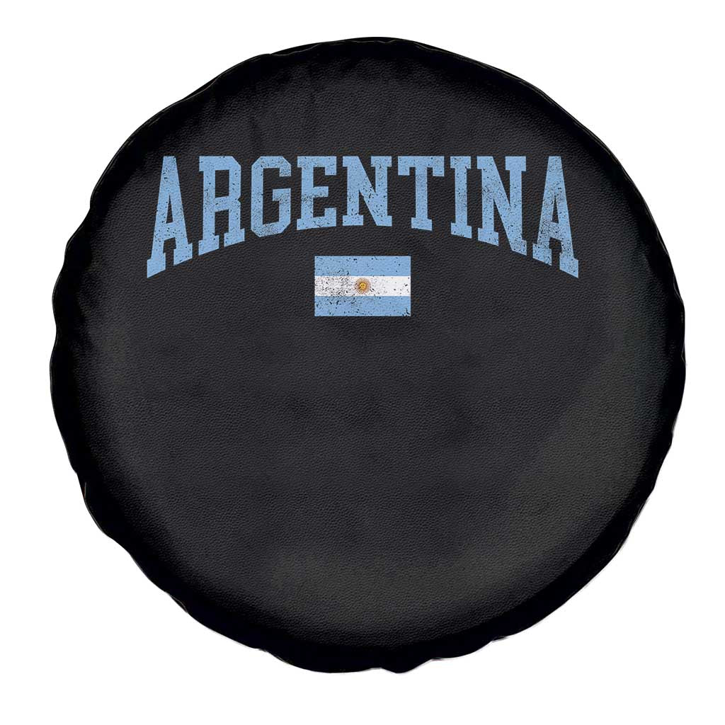 Argentina Sports Throwback Design Vintage Argentinian Flag Spare Tire Cover TS11 Print Your Wear
