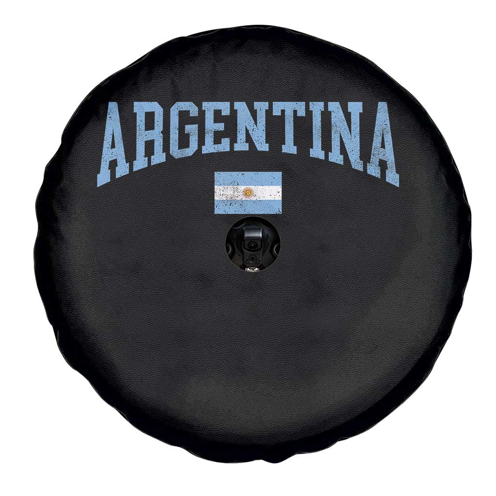 Argentina Sports Throwback Design Vintage Argentinian Flag Spare Tire Cover TS11 Print Your Wear