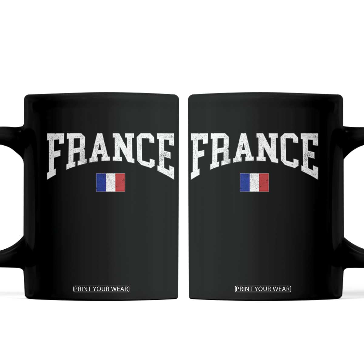 France Sports Throwback Design Vintage French Flag Coffee Mug