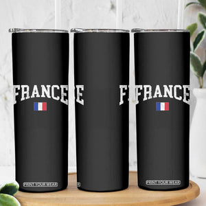France Sports Throwback Design Vintage French Flag Skinny Tumbler TS11 Print Your Wear