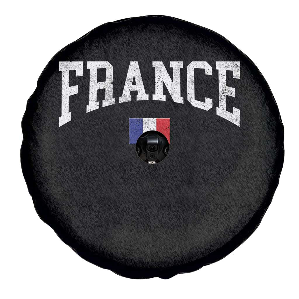 France Sports Throwback Design Vintage French Flag Spare Tire Cover TS11 Print Your Wear