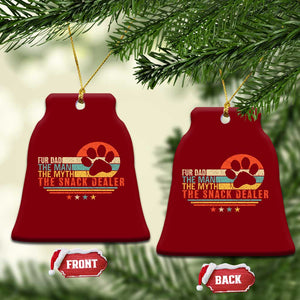 Fur Dad The Man The Myth The Snack Dealer Ceramic Ornament Dog Fathers Day TS11 Print Your Wear