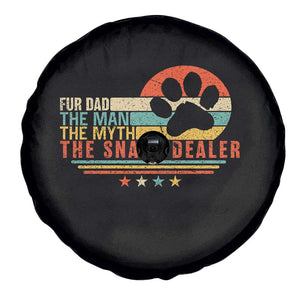 Fur Dad The Man The Myth The Snack Dealer Spare Tire Cover Dog Fathers Day TS11 Print Your Wear