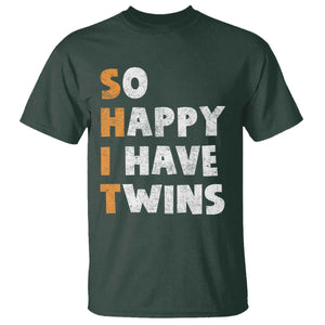 Shit So I Have Twins T Shirt Funny Twin Dad Twin Mom