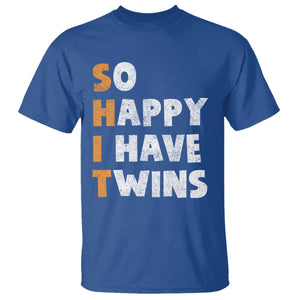 Shit So I Have Twins T Shirt Funny Twin Dad Twin Mom