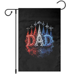 Patriotic Dad Jet Fighter American Flag 4th of July Garden Flag TS11 Black Print Your Wear