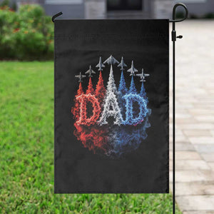 Patriotic Dad Jet Fighter American Flag 4th of July Garden Flag TS11 Print Your Wear