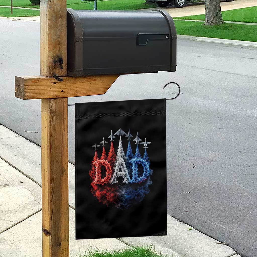Patriotic Dad Jet Fighter American Flag 4th of July Garden Flag TS11 Print Your Wear