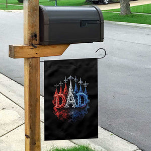 Patriotic Dad Jet Fighter American Flag 4th of July Garden Flag TS11 Print Your Wear