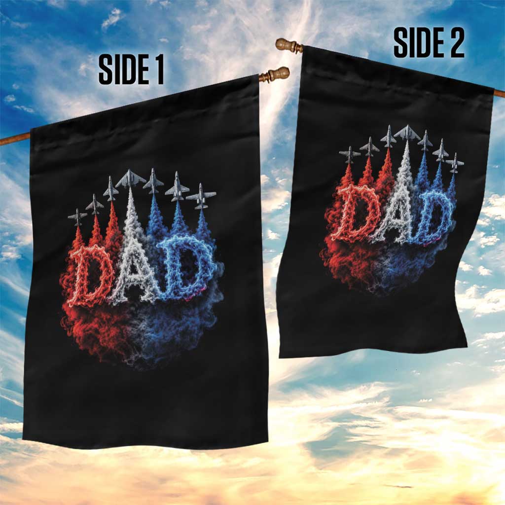 Patriotic Dad Jet Fighter American Flag 4th of July Garden Flag TS11 Print Your Wear