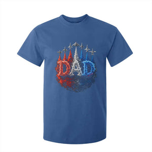 Patriotic Dad Jet Fighter American Flag 4th of July T Shirt For Kid TS11 Royal Blue Print Your Wear