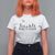 Funny Camping T Shirt For Women Keep It Simple Outdoor Minimalist TS11 White Print Your Wear