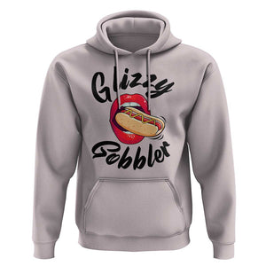 Funny Hot Dog Hoodie Glizzy Gobbler Wiener Lover TS11 Ice Gray Print Your Wear