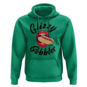 Funny Hot Dog Hoodie Glizzy Gobbler Wiener Lover TS11 Irish Green Print Your Wear