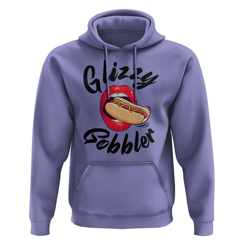 Funny Hot Dog Hoodie Glizzy Gobbler Wiener Lover TS11 Violet Print Your Wear