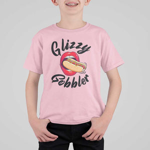 Funny Hot Dog T Shirt For Kid Glizzy Gobbler Wiener Lover TS11 Light Pink Print Your Wear