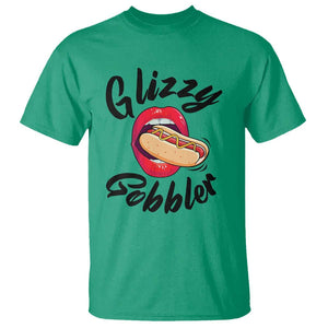Funny Hot Dog T Shirt Glizzy Gobbler Wiener Lover TS11 Irish Green Print Your Wear