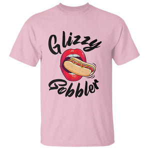 Funny Hot Dog T Shirt Glizzy Gobbler Wiener Lover TS11 Light Pink Print Your Wear